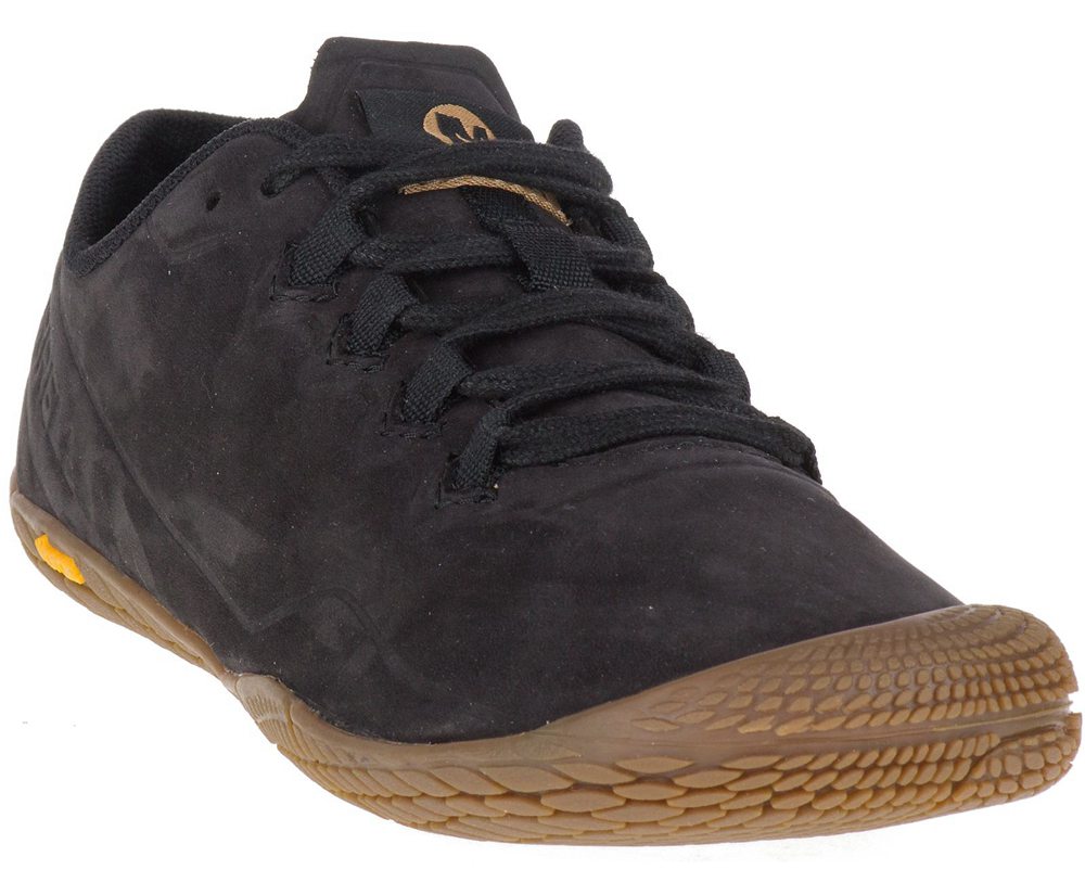 Merrell Sneakers Black - Vapor Glove 3 Luna Leather - Womens 61LYHFZTR